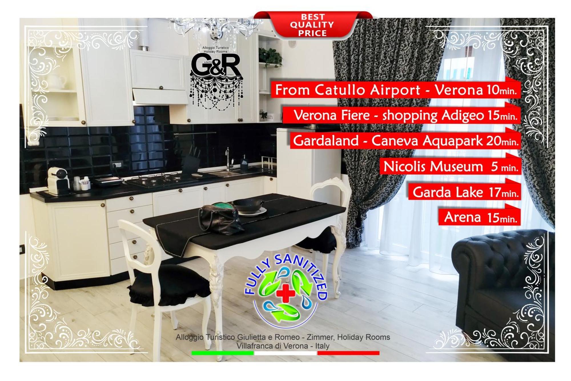 Alloggio Turistico Giulietta E Romeo - Intero Appartamento - Villafranca Di Verona, Zimmer, Holiday Rooms Ngoại thất bức ảnh